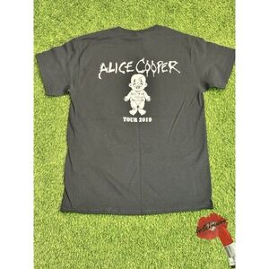 Alice Cooper‎ Concert  T-Shirt Medium Graphic Shirt Tour 2019 Black Short Sleeve